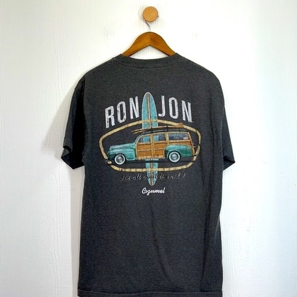 Ron Jon - It’s All About The Ride Cozumel Surfboard And Station Wagon T Shirt L - Picture 9 of 10